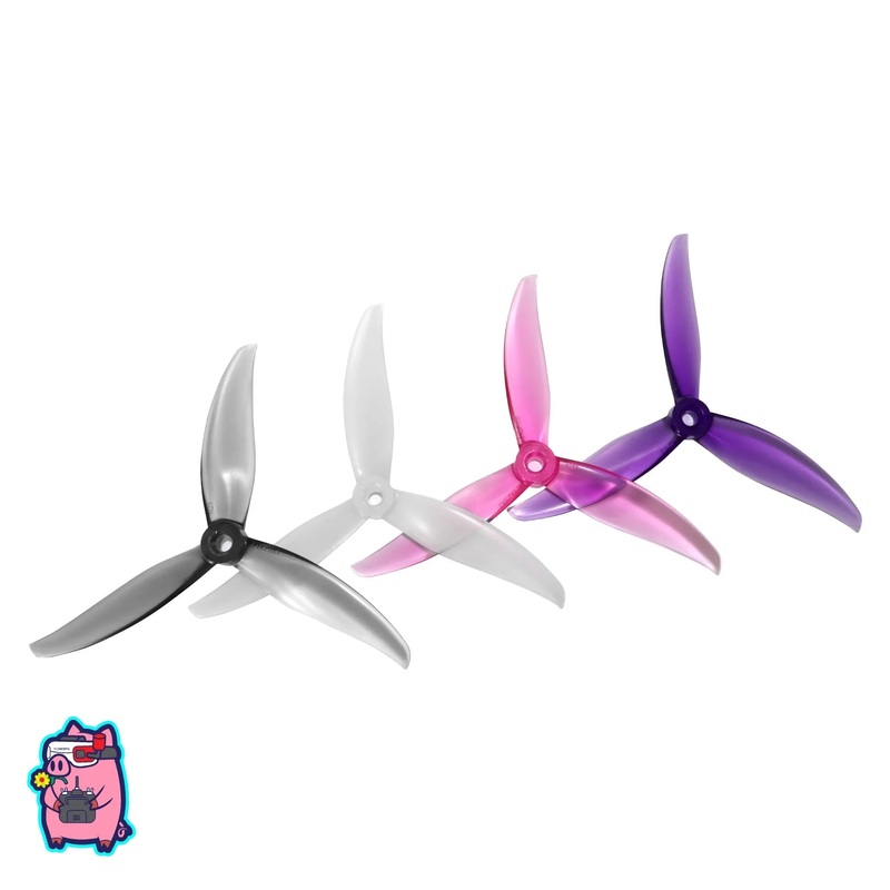 HQProp FlowerPig R29 V3 (2CW+2CCW) Poly Carbonate Purple