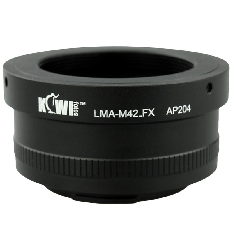 Kiwifotos Mount Adapter - M42 Screw Mount to Fuji X