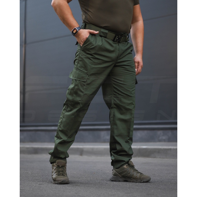 Men's Professional Cargo Pants Rip-Stop in Khaki