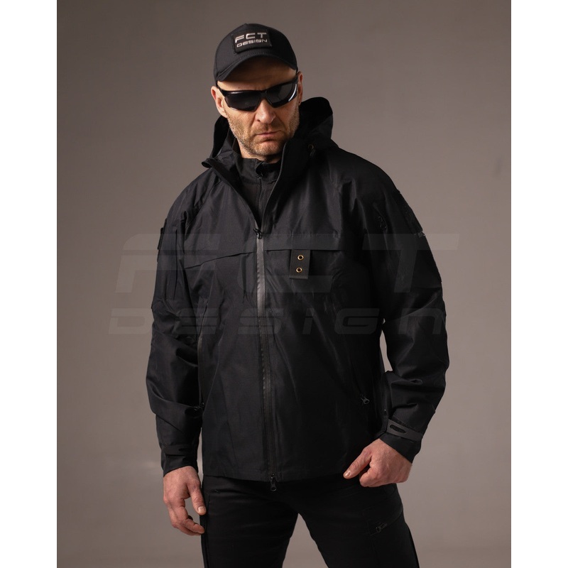 Waterproof Patrol Jacket for Police with Mesh Velcro
