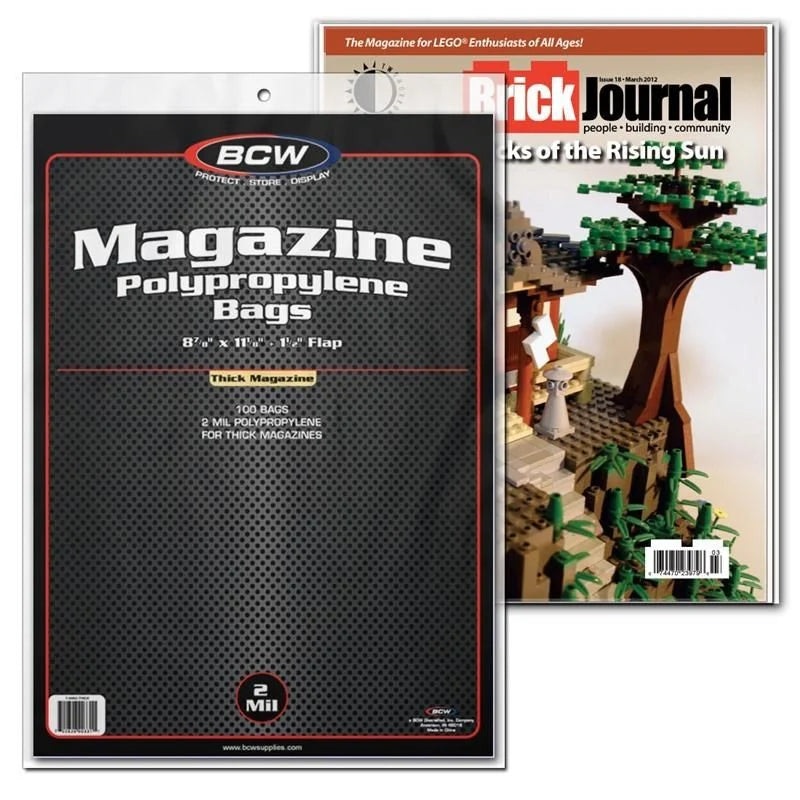 BCW / Monster BCW1-MAG-THICK BCW Magazine Bags - Thick