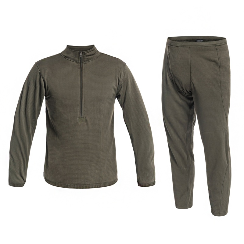 Mil-Tec Teesar Gen III Fleece Liner Set with Zipper, Olive