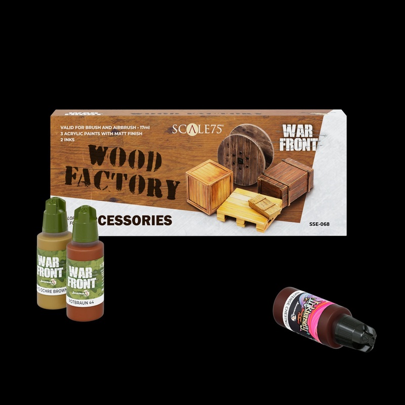 Scale 75 SSE-068 Warfront Wood Factory Paint Set