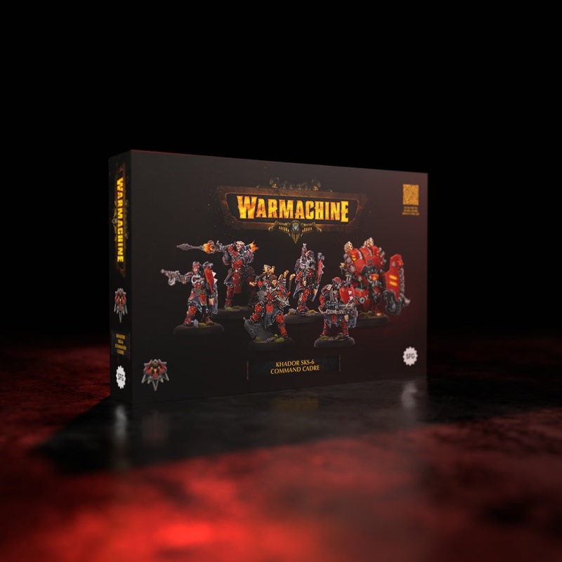 Steamforged Games SFIK-KDR221 Warmachine Khador SKS-6 Command Cadre (HIPS)