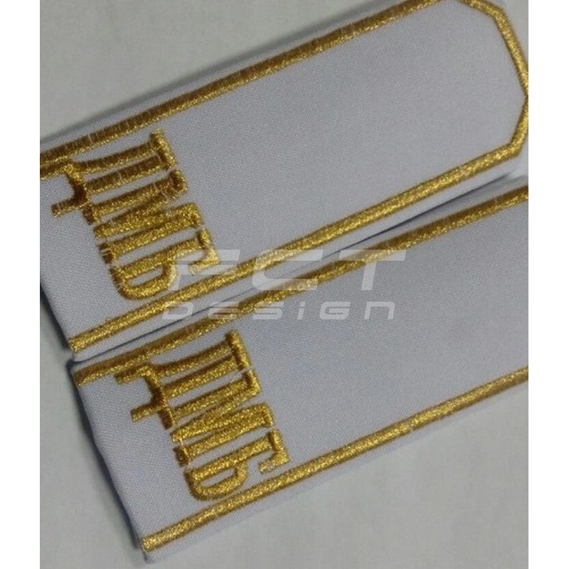 White DMB Epaulettes