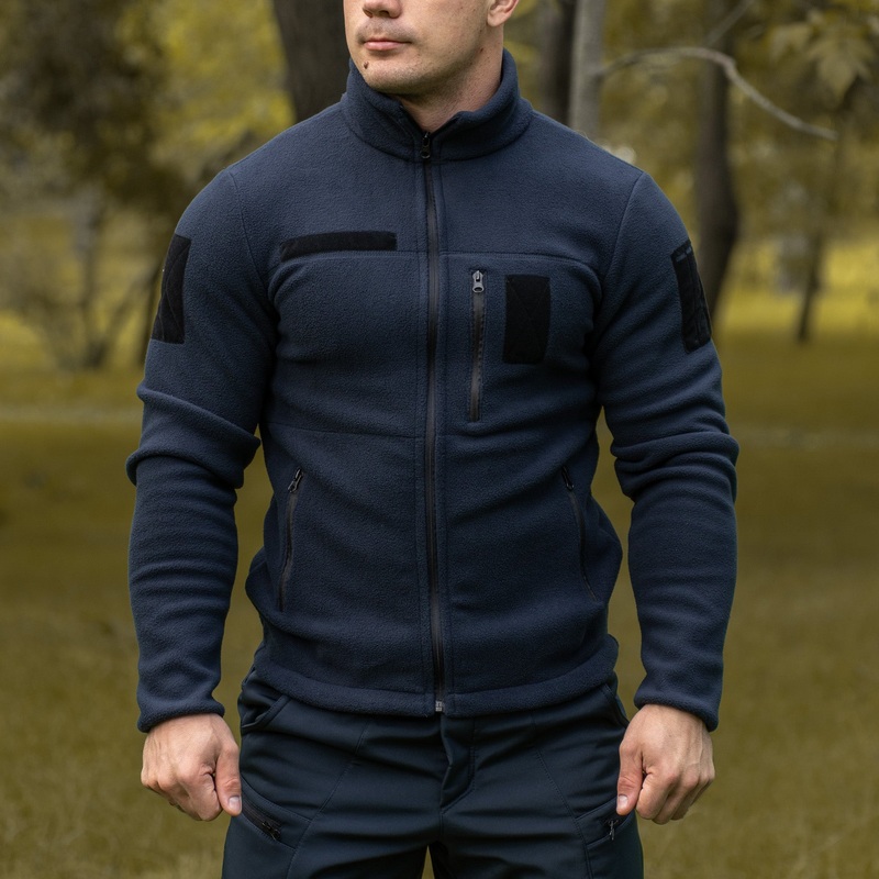 Blue Rugged Fleece Jacket, Size 60