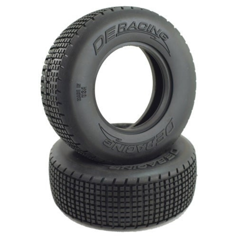 DE Racing DER-RLF1-D4 Regulator Late Model Front Tyres / D40 Compound / With Inserts 1.7/2.2in