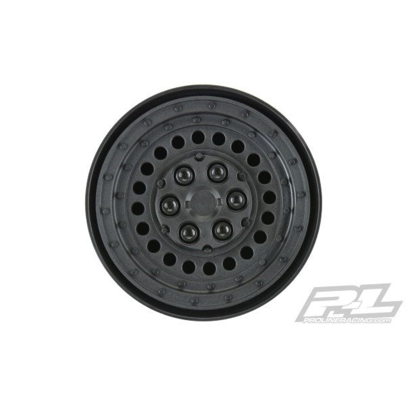 Pro-Line PRO278600 Carbine 1.9" Black Dually Wheels for Crawlers F/R