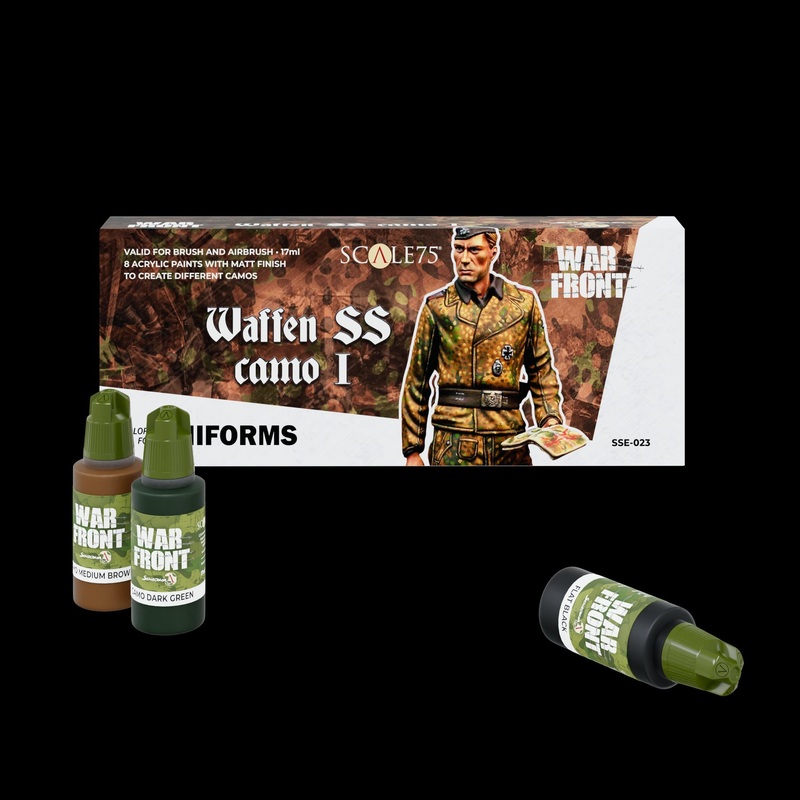 Scale 75 SSE-023 Warfront Waffen Ss Camo I Paint Set