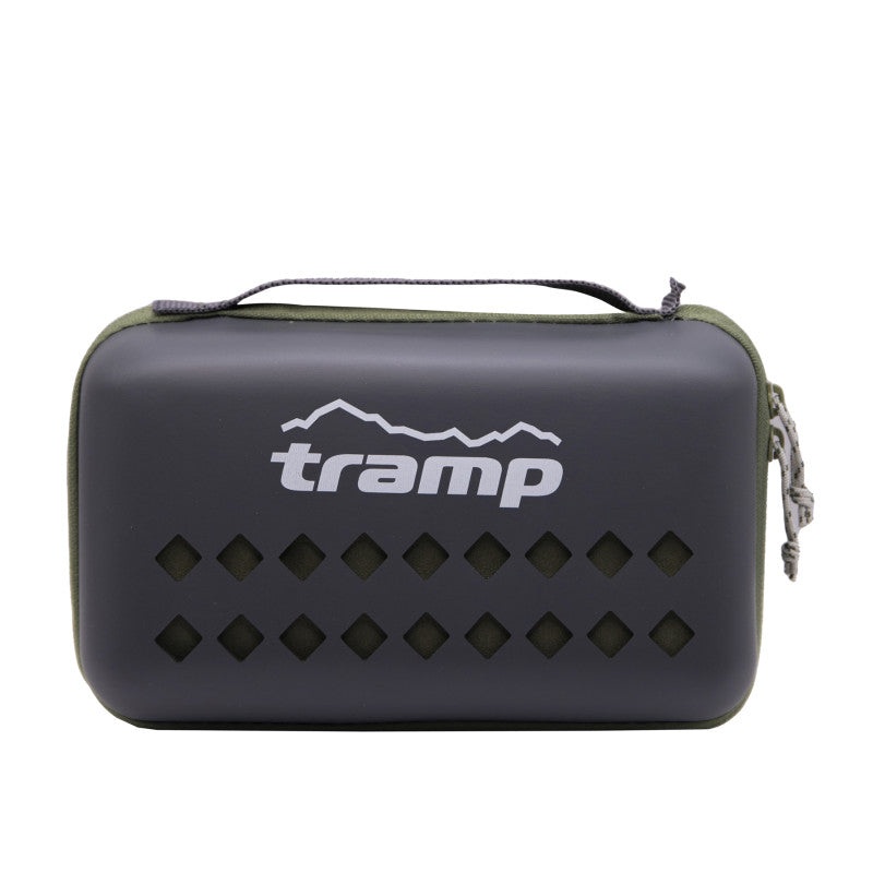 TRAMP Pocket Microfiber Towel 60x120 cm in Army Green
